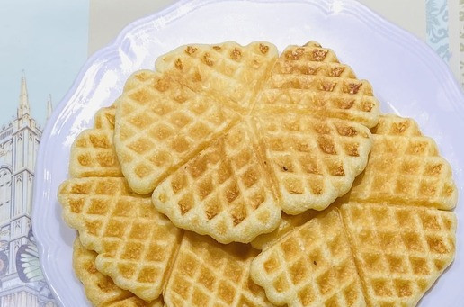 1. Этап. Миндальные вафли со стевией: Готово! Приятного аппетита!