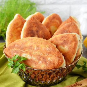 Вкусные пирожки на кефире