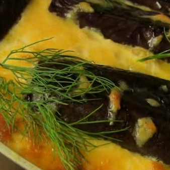 Запеканка из баклажанов с фаршем и сыром