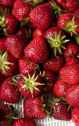 1. Этап. Блинный торт с клубникой: 2. Хорошо промойте клубнику под холодной водой, удалите хвостики и нарежьте ее на кусочки. Бананы нарежьте колечками.