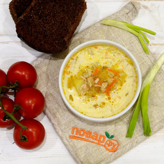 Кислые щи с перловкой