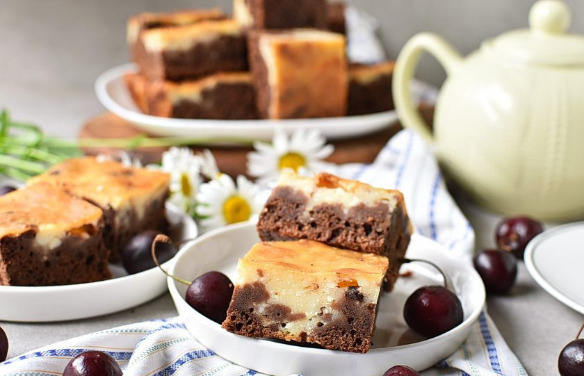 1. Этап. Шоколадный пирог с творогом: Приятного аппетита!