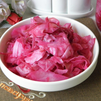 Капуста с буряком