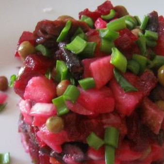 Винегрет с грибами