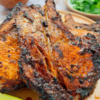 Grilled Pork Chops with Adobo Paste