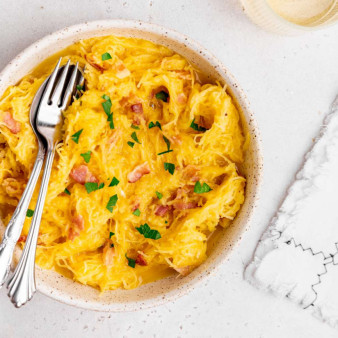 Spaghetti Squash Carbonara