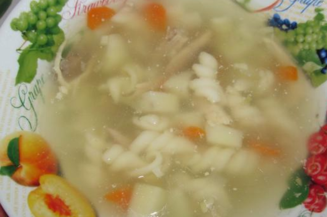 1. Этап. Куриный суп в скороварке-мультиварке: Приятного аппетита!