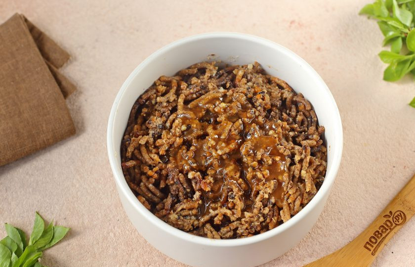 1. Этап. Паста Гиппократа с лимоном: Добавьте мед.