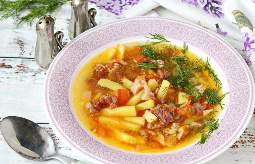 1. Этап. Суп с тушенкой из говядины: Приятного аппетита!