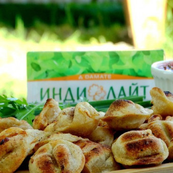 Пельмени-гриль с индейкой