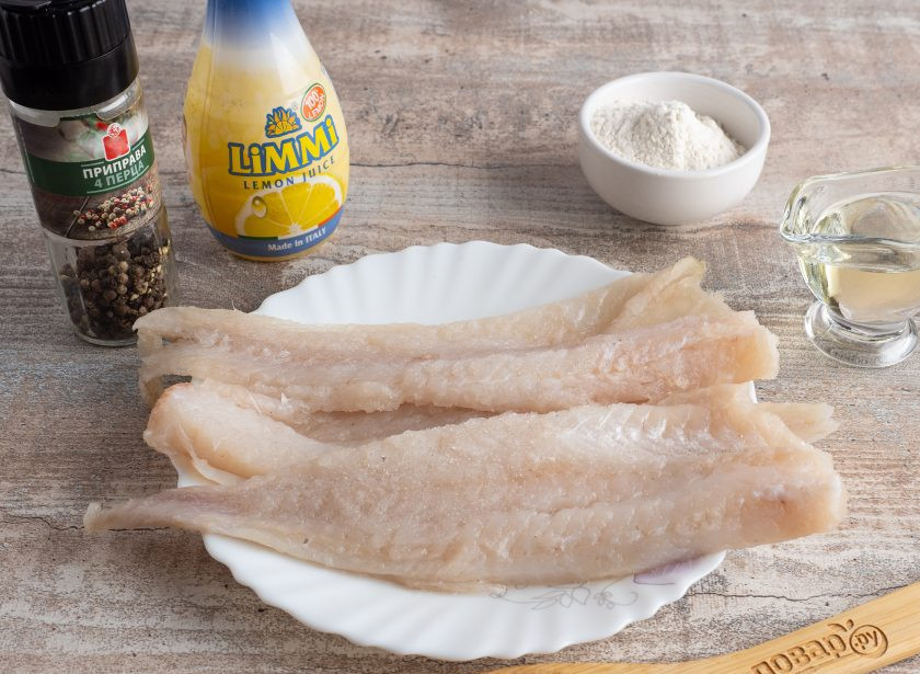 1. Этап. Рыбное филе: Подготовьте все необходимые ингредиенты.