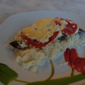 Catfish baked in foil