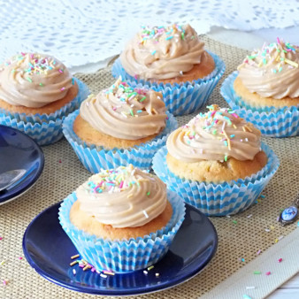 Капкейки с творожным кремом