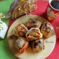 Рулетики с шампиньонами