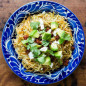 Sopa Seca de Fideo With Tomatillos