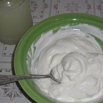 Сметана из кефира