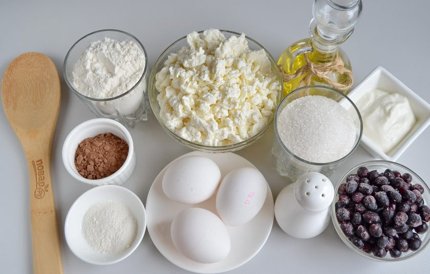 1. Этап. Шоколадная кростата: Подготовьте продукты, приступим!