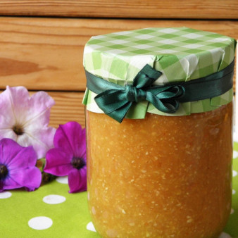 Кабачковая икра с луком на зиму