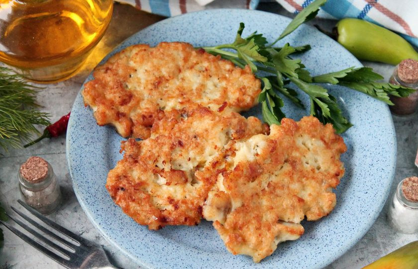 1. Этап. Рубленые рыбные котлеты из минтая: Приятного аппетита!