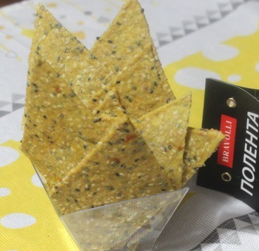 1. Этап. Хрустящие крекеры из поленты и кунжута: Хрустяшки готовы!