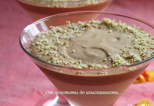 1. Этап. Десерт-мусс «Два шоколада»: Наслаждатесь!