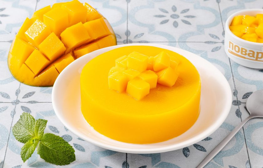 1. Этап. Желе из манго: Желе из манго готово, принятого вам аппетита!