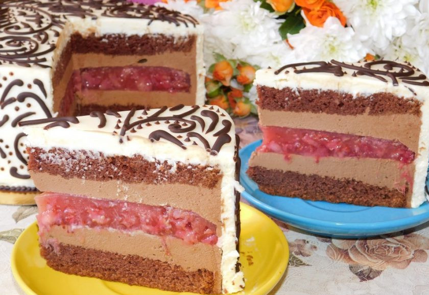 1. Этап. Торт Рандеву: А сам торт можете украсить по своему вкусу. Приятного чаепития!