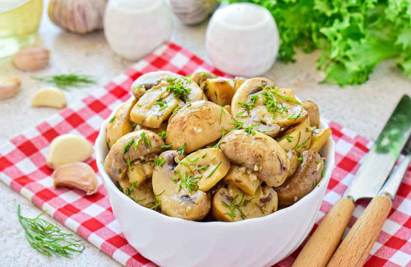 1. Этап. Грибы закусочные: Шампиньоны готовы! Подавайте к столу и угощайтесь. Приятного аппетита!