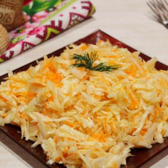 Салат из моркови по-деревенски