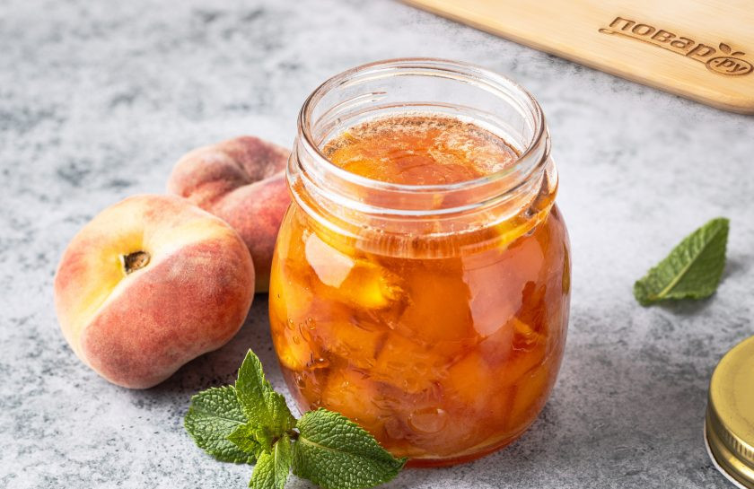 1. Этап. Варенье из инжирных персиков: Варенье из инжирных персиков готово, приятного вам аппетита!