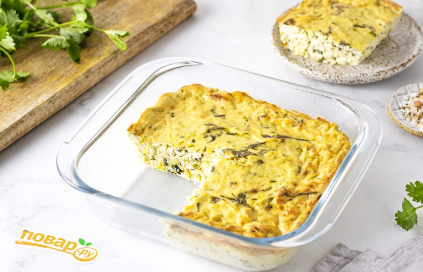 1. Этап. Веганская запеканка из кабачков с тофу: Веганская запеканка из кабачков готова, приятного вам аппетита!