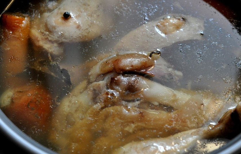 1. Этап. Холодец из рульки и курицы: Ставим режим 