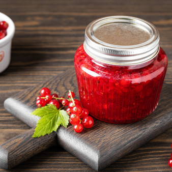 Красная смородина с агар-агаром на зиму