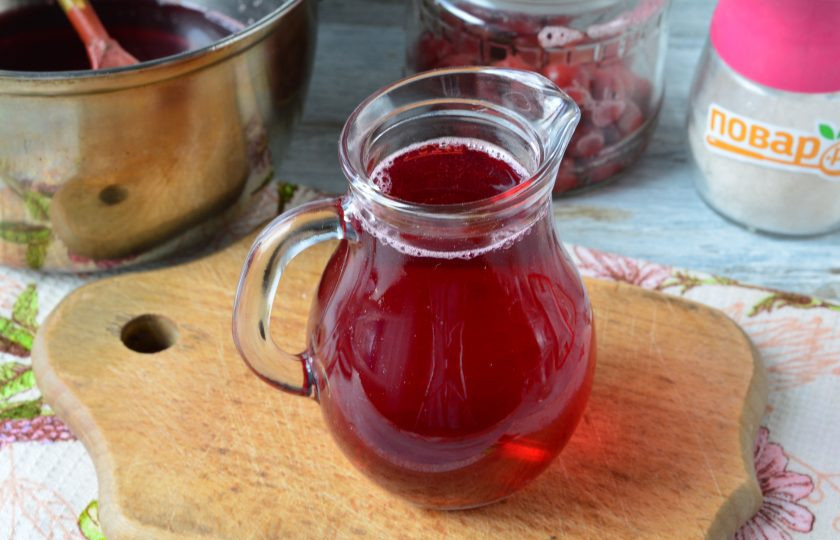 1. Этап. Компот из забродившей вишни: Компот остудите и налейте в графин, бокалы.