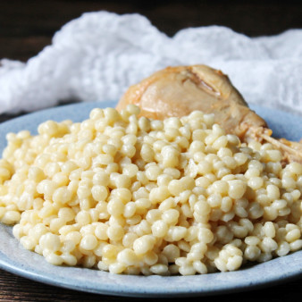 Птитим в сливочном соусе