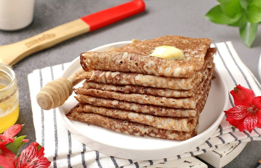 1. Этап. Ржаные блины: Ржаные блины готовы. Приятного аппетита!