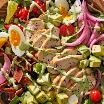 Copycat Panera Green Goddess Cobb Salad With Chicken