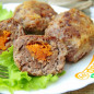 Зразы мясные с морковью
