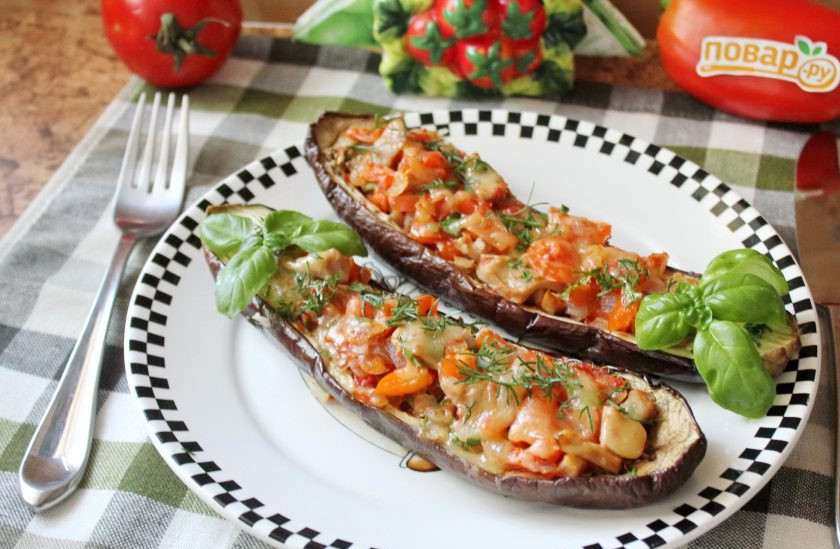 1. Этап. Баклажаны по-турецки: Баклажаны по-турецки готовы. Можно подавать к столу.