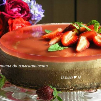 Торт Два шоколада и лесные ягоды