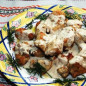 Куриное филе под сливочным соусом