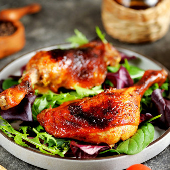 Утиные окорочка в соево-медовом маринаде