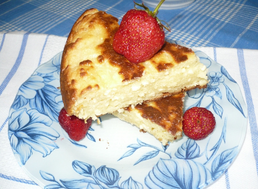 1. Этап. Творожная запеканка в мультиварке Панасоник: Готовую творожную запеканку в мультиварке 