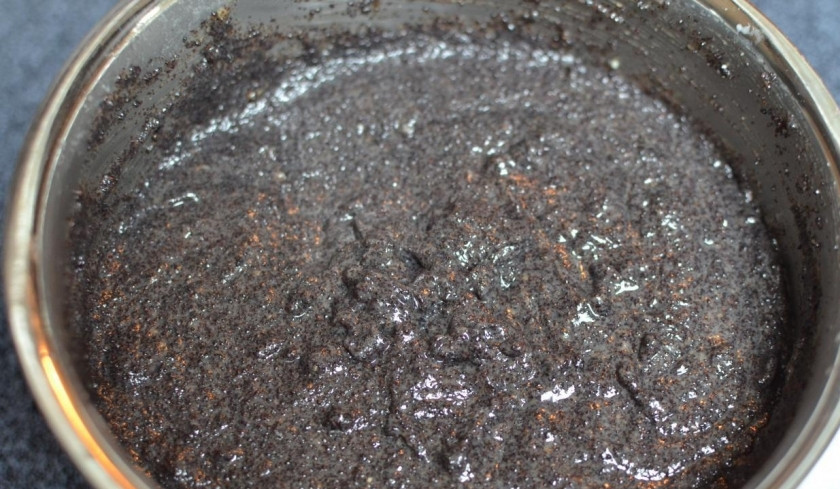 1. Этап. Начинка из мака: Готовую начинку можно хранить неделю в холодильнике.