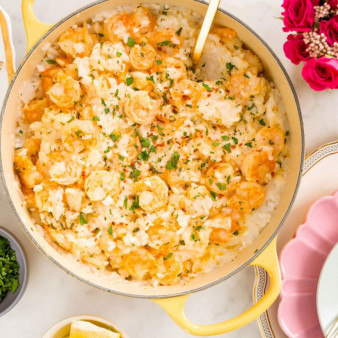 Shrimp Scampi Risotto