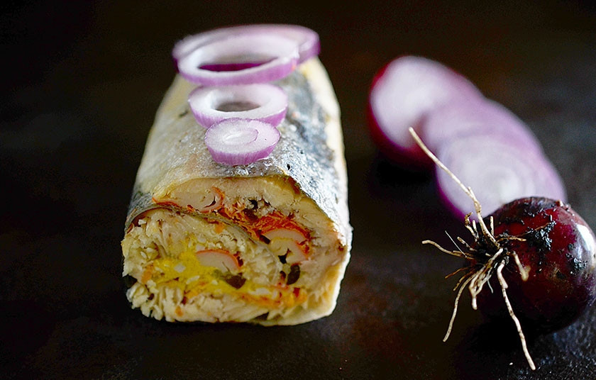 1. Этап. Рулет из рыбы с овощами: 7. Приятного аппетита!