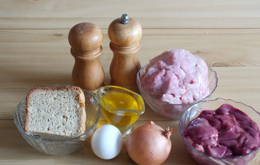 1. Этап. Котлеты Медвежьи лапы: Подготовьте необходимые ингредиенты.