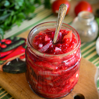 Лечо из свеклы