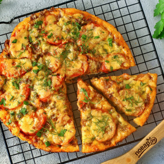 Пицца с тушенкой