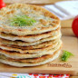 Лепешки с укропом